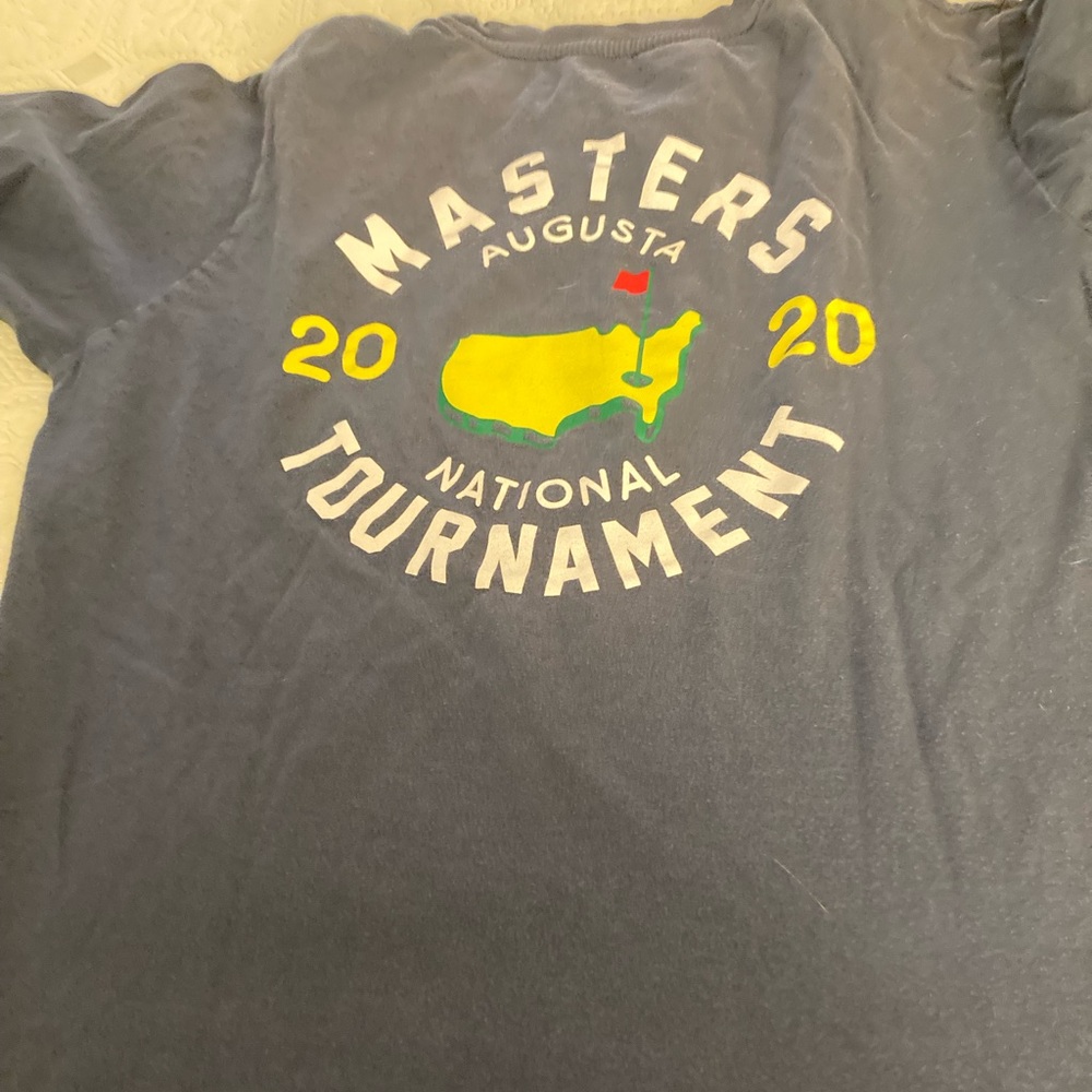The Masters Golf Tournament Augusta Georgia 2020 Navy T-Shirt Sz Small